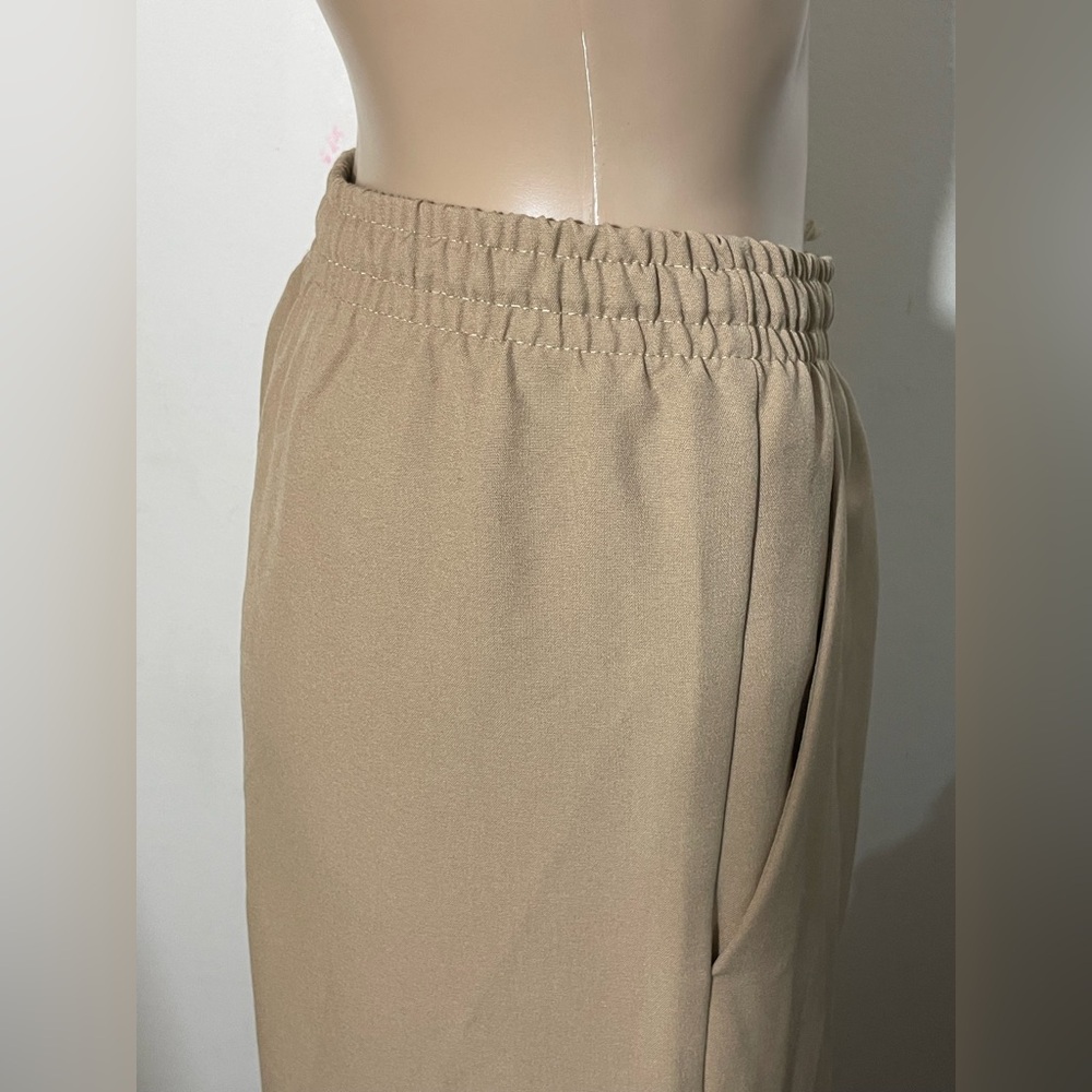 Sz XL Ardene women’s Mid Rise Straight Leg Cargo Pants 4 pockets pull on - Picture 12 of 12